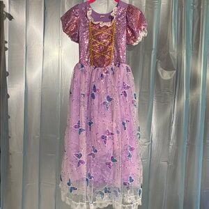 Sparkling Purple Princess Costume for Kids